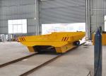 Heavy Material On Rail Transfer Cart , Warehouses Q235B Electric Work Cart