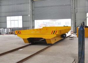 Wholesale Heavy Material On Rail Transfer Cart , Warehouses Q235B Electric Work Cart from china suppliers