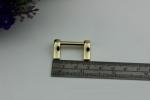 Fashion bag light gold color zinc alloy metal fitting 20 mm arch bridge for