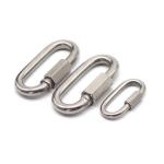 Quick Link Rope Hardware Accessories Forged Stainless Steel Oval Spring Snap