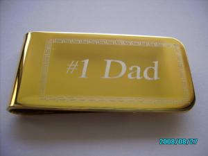 Wholesale Die casting Engraved Money Clip with epoxy coating from china suppliers