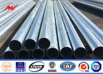Iso 7.5m 1kn 3kn Steel Power Pole , Metal Utility Pole