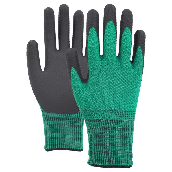 13G Polyester Nitrile Foam Gloves Oil-Resistant Anti-Slip Safety Gloves Handling