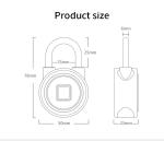 Luggage Bluetooth Spot Travel Smart Fingerprint Padlock