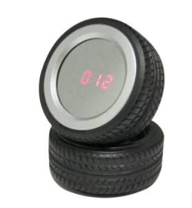 Wholesale New promotion gift double-tyre shape Alarm Clock creative product gift from china suppliers