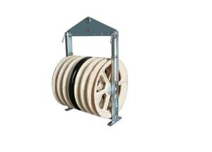 Wholesale Five Nylon Wheels Diameter 916mm Bundled Conductor Pulley For Overhead Line from china suppliers