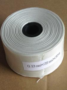 Wholesale Plain Weave Glass Cloth Insulation Tape White Paraffin Thermal Insulation from china suppliers