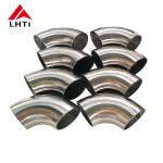 polished 2'' 3'' 4'' gr2 45 deg 90 deg titanium elbow exhausted pipe fittings