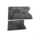 Customized Color RFID Blocking Card Sleeve Fits In Wallet 90*62*2mm