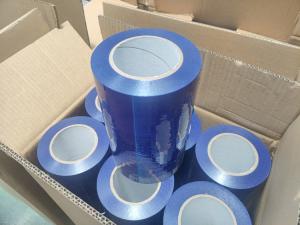 Wholesale Blue LDPE 200MM*61M Duct Perforation 4'' Protective Film With Printing from china suppliers
