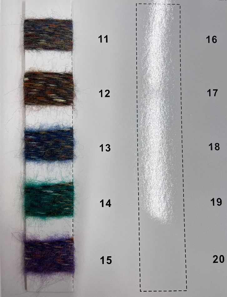 1/2.8NM 72% Polyester 4% Wool 24% Acrylic Fluffy Spray Yarn For Knitting