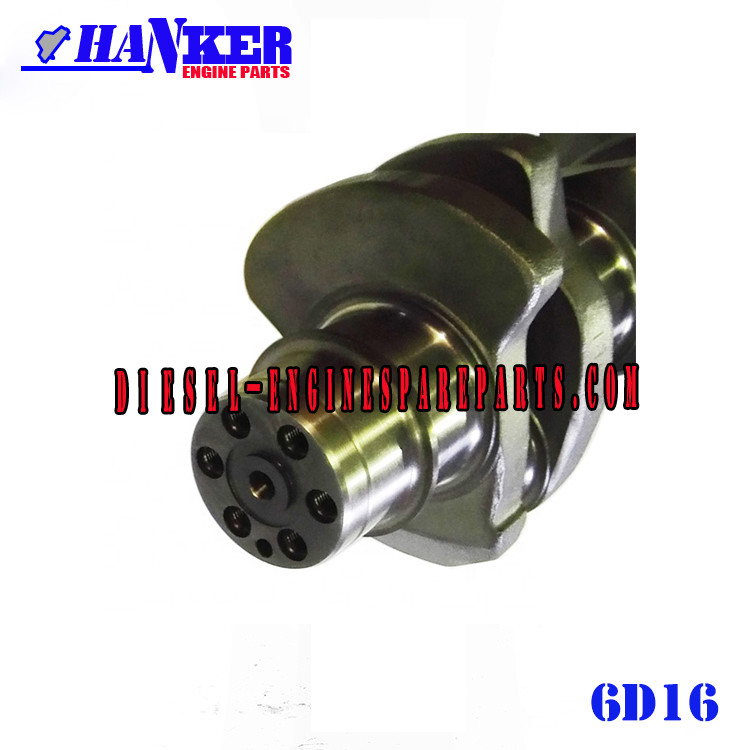 Mitsubishi 6D16C Diesel Engine Crankshaft HR 45 Hardness