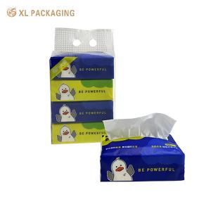 Wholesale Custom Makeup Facial Paper Tissue Remover Towel Pocket Poly Facial Tissue Bag from china suppliers