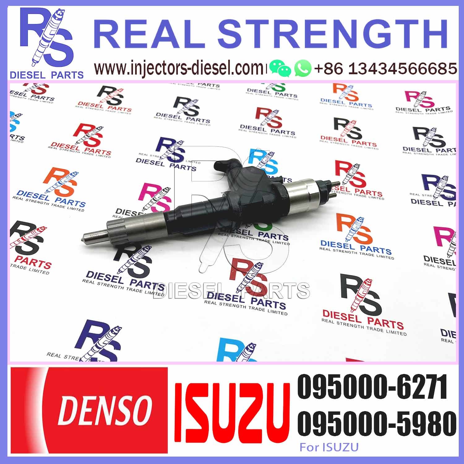 New Diesel fuel common rail injector 095000-6271 095000-6272 8-97610254-1 8-97610254-2 8-97610254-4 For ISUZU GIGA 6UZ1