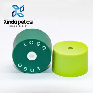 Wholesale Jar Cosmetic Bottle Caps Soft Touch Unique Center Twist Lock Dispensing Screw Cap from china suppliers
