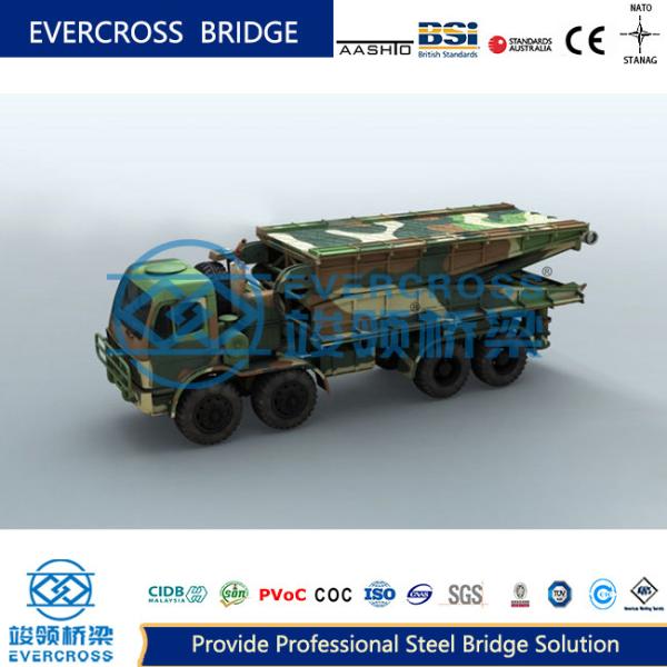 GB355B Steel Bailey Bridge Convenient Transfer Emergency Mechanized Bridge For