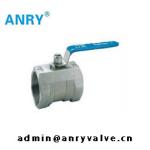 1 Piece SS BSP NPT Threaded 2 Inch Stainless Steel Ball Valve