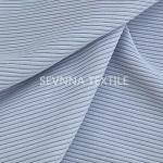 Ethical Ribbed Recycled Swimwear Fabric High Colorfastness Bathing Suit