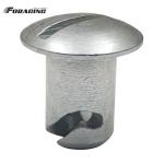 Universal OE NO. 7/16"x.500" Silver Steel Quarter Turn Dzus Dome Head Buttons