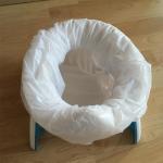 Customized Drawstring Disposable Potty Liners Travel Potty Refill Bags Fit Baby