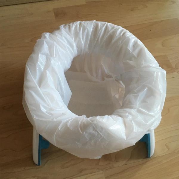 Customized Drawstring Disposable Potty Liners Travel Potty Refill Bags Fit Baby