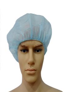 Wholesale Medical Grade Disposable Head Cap Round Bouffant Design For Hospital / Clinic from china suppliers
