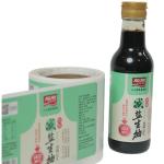 condiment Label Paper Anti Counterfeit Clear Custom Logo Stickers