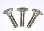 Round Head Square Neck Bolt , Carbon Steel / Stainless Steel Roundhead Bolt