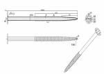 Anti - Corrosion Ground Screw Piles 1800L*76Dmm Hot Dipped Galvanized Spiral