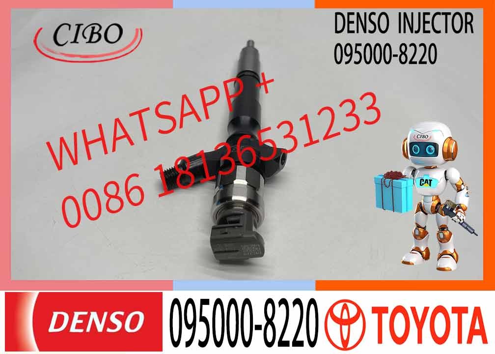 Common Rail Inyector 23670 0L050 095000-8220 095000-8290 Diesel Fuel Injector 23670-0L050 For TOYOTA Hilux 1KD FTV