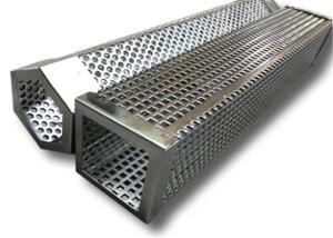 Wholesale SS316 Perforated Rectangular Steel Tube For Purify Liquids And Sieve Materials from china suppliers