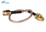 Antenna RF Coaxial Cable Assembly 50ohm SMA Female Male RG316 6" Length