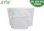 Matte White Child Resistant Bags Resealable Packaging For Private Doctors