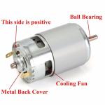 150w 12v DC Brush Motor Electric ODM For Cnc Milling Machine