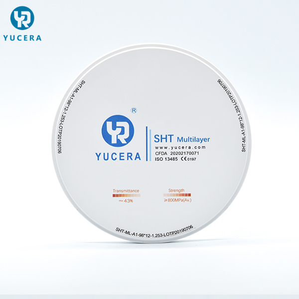 SHT Ultra Ceramic Zirconia Blocks Dental 900 MPa High Flexural Strength