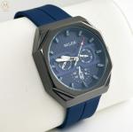 Custom Logo Miler Fashion Chronograph Quartz Men's Watch Big Dial Silicone