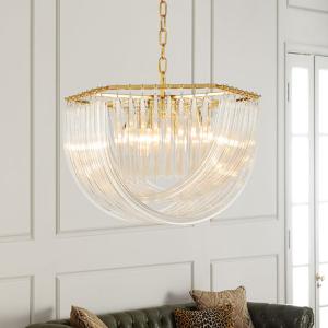Wholesale Dining Room Hanging Nordic Led Glass Pendant Light With 6 Heads from china suppliers