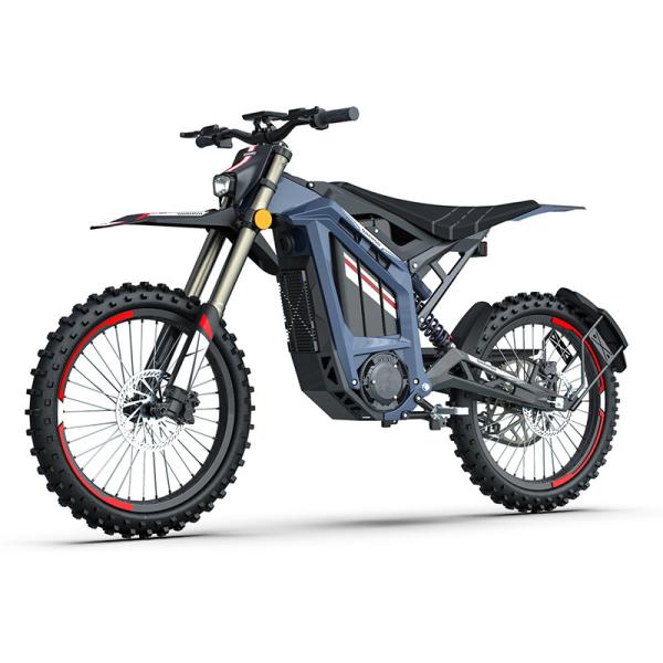 Manufactured 100km Range Electric Dirt Bike with 40Ah Lithium Battery and Torque
