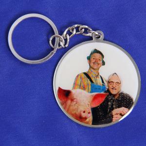 Wholesale custom grandeur logo Printing keychain, hight quality metal gifts and crafts keychain from china suppliers