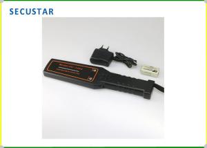 Wholesale ABS Rubber Portable Metal Detector , IP55 Waterproof Security Guard Metal Detector from china suppliers