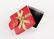 Red Present Packaging Cardboard Gift Boxes For Watch / Chocolate / Necklace