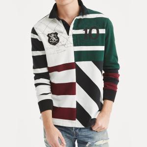 Wholesale Mens Polo Style Long Sleeve Shirts Embroidered Custom Colors OEM Service from china suppliers