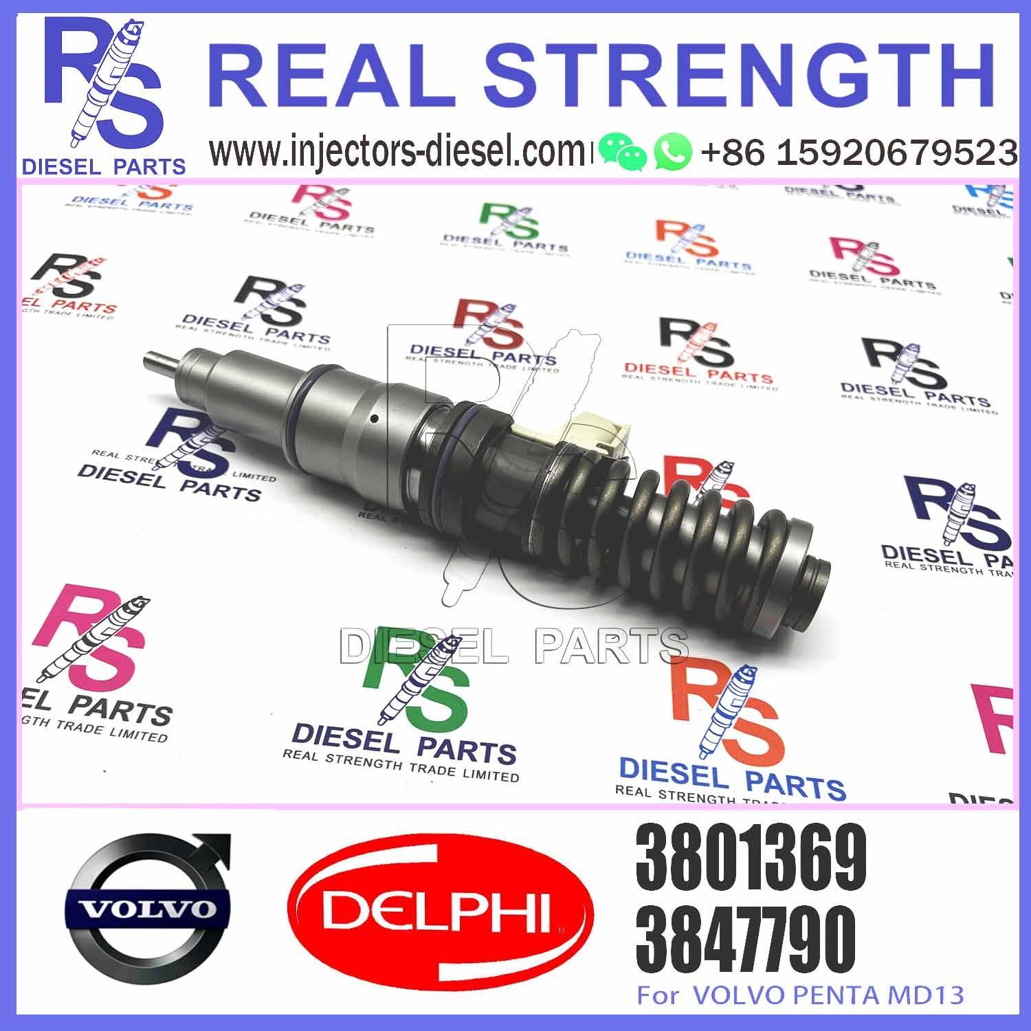 MD13 Diesel Engine Fuel injector BEBE4D18002 3801369 3847790 for V-O-L-V penta P1468