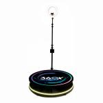 LED Light Automatic 360 Photo Booth Customized Logo For Rent