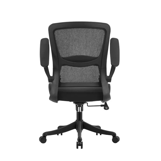 Ergonomic Office Chairs With Adjustable Armrests Waist Impeller Rolling Mesh Computer