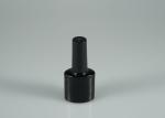 Oval Black Empty Glass Nail Polish Bottles , Empty Gel Polish Bottles With Soft