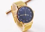 Waterproof Metal Strap Arabic Numerals Watch For Wedding Custom Logo Accepted
