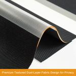 Premium Roller Shades Semi Blackout Sunscreen Zebra Blinds Fabric For Home