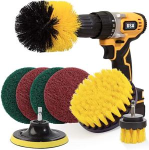 Wholesale 0.3mm Bathroom Drill Scrubber Brush 280g Power Scrubber Brush Bit Pad from china suppliers