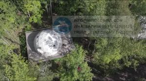 Wholesale Outdoor White UV Resistant Glamping Dome Tent Anti Wind 120km/H from china suppliers